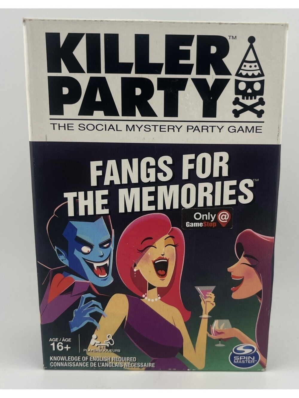 Killer Party Fangs For The Memories Game Spin Master GameStop Exclusive KP150